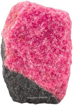 Amazing Gemstone Rhodonite Raw Crystals and Healing Stones, Natural Rocks For Tumbling - DIY Raw Stones And Crystals (1 Piece)
