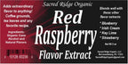 Red Raspberry Flavor Extract Organic 2 oz – Water Soluble, Sugar Free Flavor Drops for Drinks, Baking, Candy, Ice Cream, Water Flavoring, Natural Food Grade Flavoring