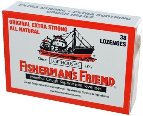2 Packs of Fisherman's Friend Lozenges - Original Extra Strong - Dsp - 38 Ct - 1 Case