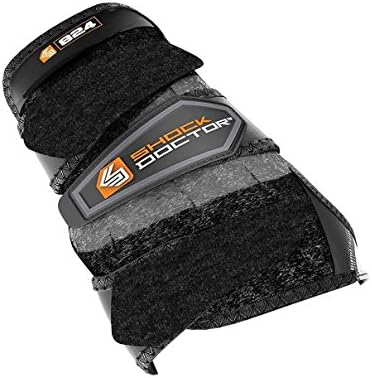 Shock Doctor Black Wrist 3-Strap Support (Left, Medium)