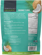 Viva Naturals Organic Coconut Flour, 4 lbs (1.81 kg) – Gluten Free Flour for Keto, Paleo & Vegan Baking, Good Source of Fiber, Low Fat, Non-GMO, Unbleached & Unrefined