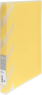 Kyokuto Papeleur Brume Acte LN52Y Binder, A4, 26 Holes, Wide, Yellow