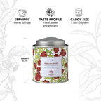 Whittard of Chelsea - Tea Discoveries English Rose Caddy - Black Loose Leaf Tea, Vegetarian, Vegan Friendly, Resealable Tin (100g, 1ct)