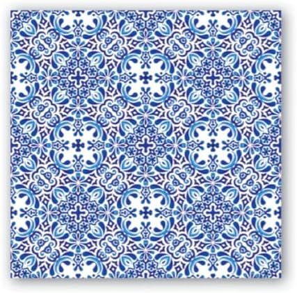 Michel Design Works Paper Luncheon Napkins, Indigo Seas (817438)