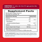 Nature's Truth Apple Cider Vinegar 600mg Vegan Gummies, 75 Count