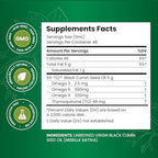Amazing Herbs Premium Black Seed Oil - Cold Pressed Nigella Sativa Aids in Digestive Health, Immune Support, Brain Function, Joint Mobility, Gluten Free, Non GMO - 16 Fl Oz
