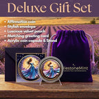 MilestoneMint Butterfly Woman’s 1 Year Sobriety Chips – Sobriety Gifts, AA Medallions, Sober Coins AA Tokens, Anniversary Gift for Her – Serenity Prayer 3D Raised Metal w/Textured Feel, Capsule, Card
