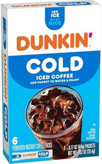 Dunkin' Cold Coffee Packet, 1.02 oz., 6/Box (8133401632)