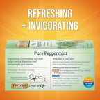 Twinings Pure Peppermint Herbal Tea Individually Wrapped Bags, 25 Count (Pack of 6), Fresh Minty Flavour, Naturally Caffeine-Free, Enjoy Hot or Iced, 150 Teabags