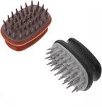 FOMIYES Ergonomic Design Hair Massage Brush Head Scrubber Brush for Scalp Cleansing Shampoo Massage