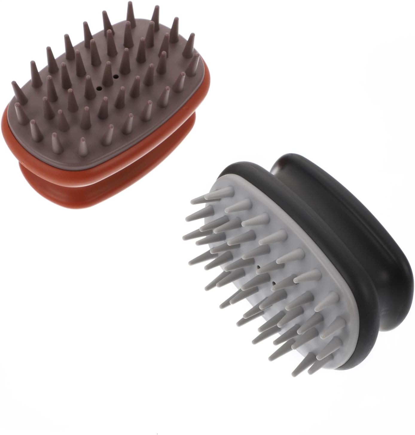 FOMIYES Ergonomic Design Hair Massage Brush Head Scrubber Brush for Scalp Cleansing Shampoo Massage
