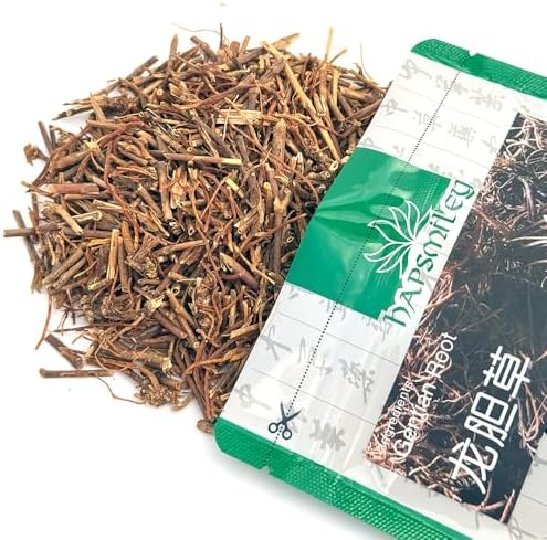 Dried Gentian Root - (Gentiana scabra/Long Dan Cao/龙胆草) 2Oz (60g) | Pure Herbal Raw Material