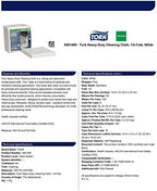 Tork Heavy Duty Cleaning Cloth White , 1/4 Folded, 6 x 50 Cloths, 5301505