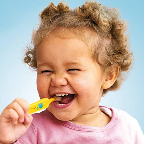 TePe Mini Extra Soft Toddler Toothbrush – Manual Child Toothbrushes Age 0-3 1Pk