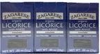 Zagarese 100% pure Organic Licorice with Anise, 0.88 ounce, Set of 3 boxes