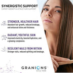 Biotin Collagen Keratin Supplement Hair Growth Tablets – Biotin 10000mcg, Marine Collagen Peptides, Keratin, Retinol, Zinc, Vitamin B6 - Hair, Skin and Nails Complex for Women and Men - 60 Tablets