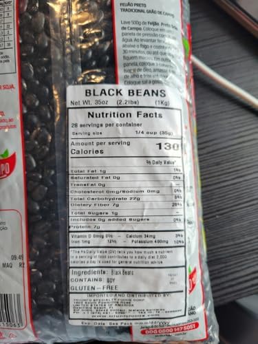 Grao de Campo Black Beans 2.2 lb | Pack of 2 + Exclusive Brazil in Texas Bracelet | Feijao Preto Brasileiro | Bundle by Brazil in Texas