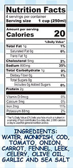 Aneto 100% Natural Fish Broth (3 Pack)