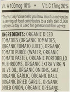 365 by Whole Foods Market, Organic Portobello Mushroom Pasta Sauce, 25 Ounce
