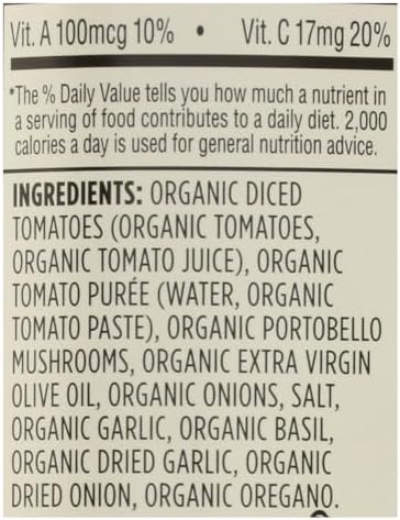 365 by Whole Foods Market, Organic Portobello Mushroom Pasta Sauce, 25 Ounce