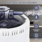 Protabe Sauna Steamer, 2.6L Portable Sauna Steam Generator, Sauna Steamer Pot with Remote Control