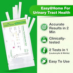 Easy@Home 10 Individual Pouch Urinary Tract Infection FSA Eligible Test Strips, UTI Urine Testing Kit for Urinalysis and Detection of Leukocytes and Nitrites- (UTI-10P)