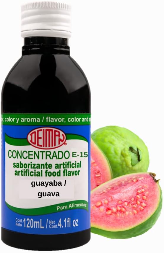 Deiman Artificial Food Flavoring Guava E-15 (4 fl oz)