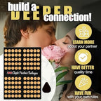 DSNJPZX 20.75''x16.5'' Couples Scratch Off Poster - 100 Fun Date Night Challenges - The Love Game Date Night Ideas - Creative Romantic Gift for Couples, Perfect for Valentine’s Day or Christmas (Yellow*1)