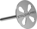 Staleks Pro PODODISC M Expert Pedicure Disc with 5 Disposable Files – 20 mm Diameter – 180 Grit – Stainless Steel – for Hardware Pedicure