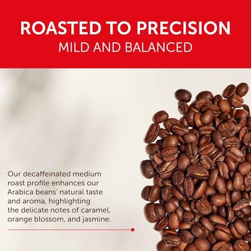 illy Decaf Whole Bean Coffee, Classico Decaffeinated Medium Roast, 100% Arabica, Premium Italian Coffee, Ideal for Espresso, Drip, Moka and French Press Brewing, 8.8oz, 6 Pack