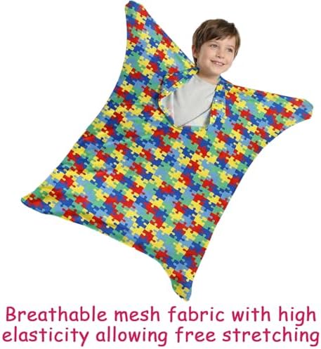 Sensory Body Sock, Deep Pressure Full Body Wrap for Autism & Sensory Processing Disorders, Calming Sox for Enhanced Focus