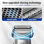 70S Series 7 Replacement Head for Braun Series 7 Foil Shaver Replacement Heads Compatible Compatible with Series 7 Shavers 70s 720,750CC, 760CC,790CC,9565, etc.