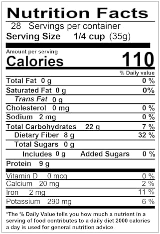 Yupik Organic Green Lentils, 2.2 lb (35.2 oz), Non-GMO, Vegan, Gluten-Free, Kosher, Raw, Source of Fiber, Iron & Protein, Fiber & Iron, Ideal for Soups, Salads & Plant-Based Meals
