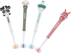 Beavorty 4pcs Three-Sided Soft Manual Toothbrush, Extra Soft Bristles, Sized Brush for Ages 3+, Mild Teeth Cleaning for Boys and