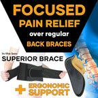 MEDiBrace PLUS Lower Back Brace for Lifting at Work with Ergonomic Dimensional Lumbar Pad - Back Support Belt for Pain Relief for Men and Women - Medical Grade Orthopedic Waist Compression (Small)