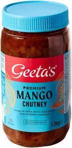 Geeta's Premium Mango Chutney 1.5kg Medium Spice