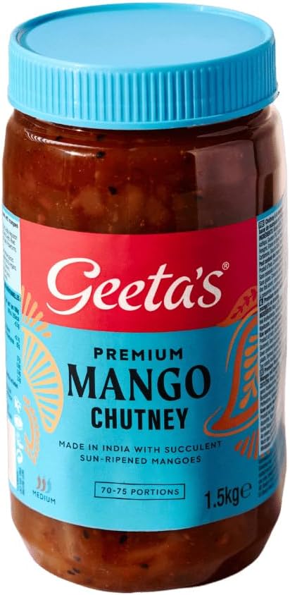 Geeta's Premium Mango Chutney 1.5kg Medium Spice
