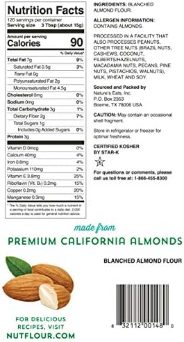Nature's Eats Blanched Almond Flour, 64 Ounce