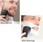 Electric Shavers for Bald Men, 3D Floating Head Rotary Electric Shaver for Men Waterproof Beard Electric Razor Face Shaving Machine Rechargeable