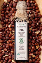 Raw Organic Hazelnut Oil, Cold-Pressed in Wooden Barrels – 8.45 fl oz (250 ml) | Unrefined, Non-GMO, No Preservatives | Culinary & Cosmetic Use