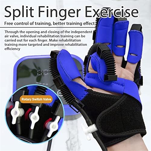 Rehabilitation Robot Gloves,Finger Training Rehab Orthotics Rehabilitation Gloves with Single Finger Training and Mirror Mode, for Stroke Hemiplegia Hand Function Recovery,L,Right Hand