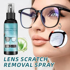 2PCS Lens Scratch Remover for Eyeglasses, Eyeglass Cleaners Spray, Sunglass Scratch Remover Repair