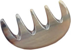 Lurrose Hair Comb Wide Tooth Brush Buffalo Horn Chinese Traditional Trigger Point Therapy Guasha Scraping Massage Comb