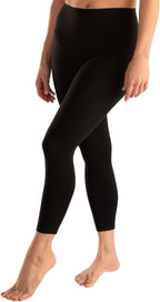 LUMANA Leakproof Womens Leggings: Menstrual + Bladder Control Yoga Pants with Pockets - Built-in Catch All Pads (22" Inseam)