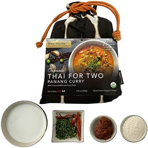Verve Culture Thai for Two - Organic Thai Curry Cooking Sampler Kit | USDA Organic, Vegan, Gluten-Free | Made in Thailand