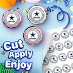 30 x Edible Cupcake Toppers – Dallas& Football Themed Collection of Edible Cake Decorations | Uncut Edible on Wafer Sheet