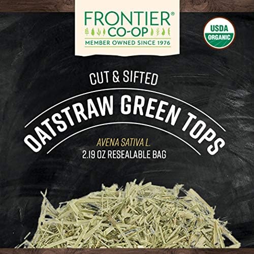 Frontier Co-op Organic Cut and Sifted Oatstraw Green Tops 2.19oz