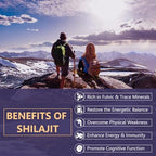 2000 MG Shilajit Supplement,Shilajit Resin Organic,Shilajit Capsules,100% Pure Shilajit with 85+ Trace Minerals & 60% Fulvic Acid,Boost Energy & Immunity,Vegetarian,Natural,60 Capsules