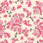 IHR Ideal Home Range Party Napkins Disposable 3-Ply Paper Lunch Napkin Pack, 6.5" x 6.5", Cherry Blossoms Pattern, 20-Count