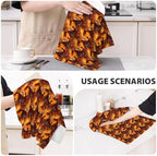 Phoenix Printing Waffle Premium Kitchen Towels Quick Drying Super Absorbent Multi Purpose Cleaning Towels Gift